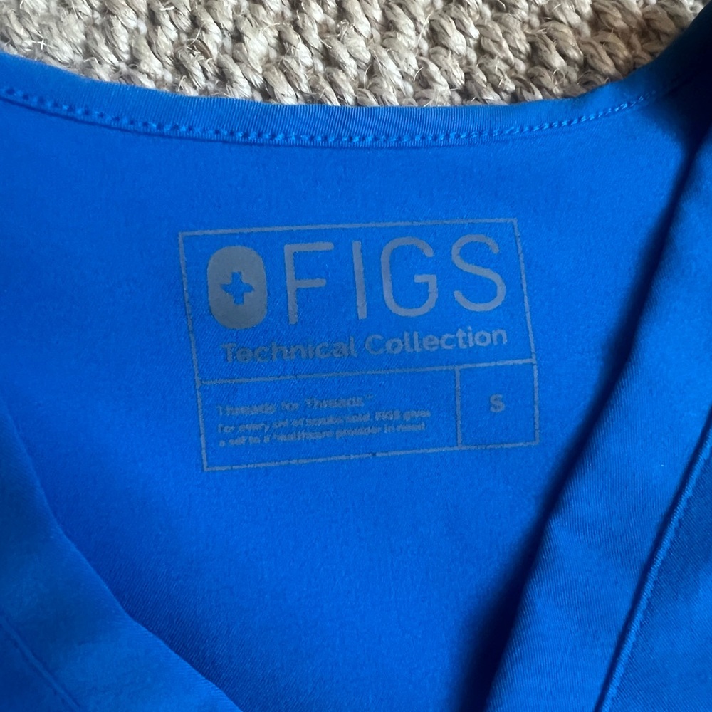 Figs royal blue scrubs